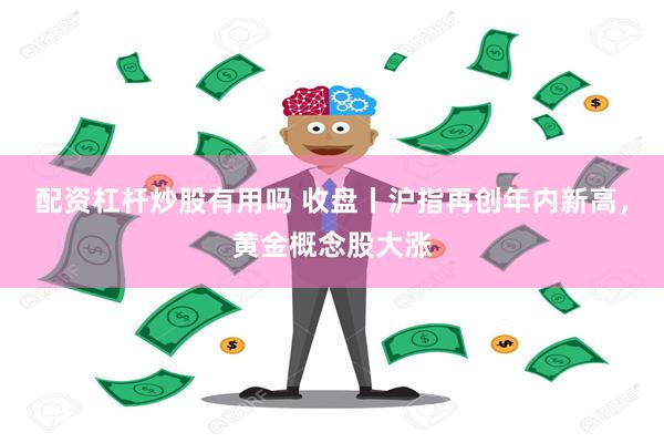 配资杠杆炒股有用吗 收盘丨沪指再创年内新高，黄金概念股大涨